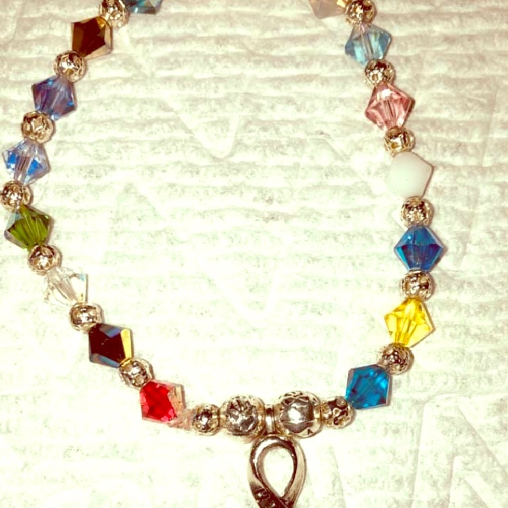 Cancer awareness bracelet